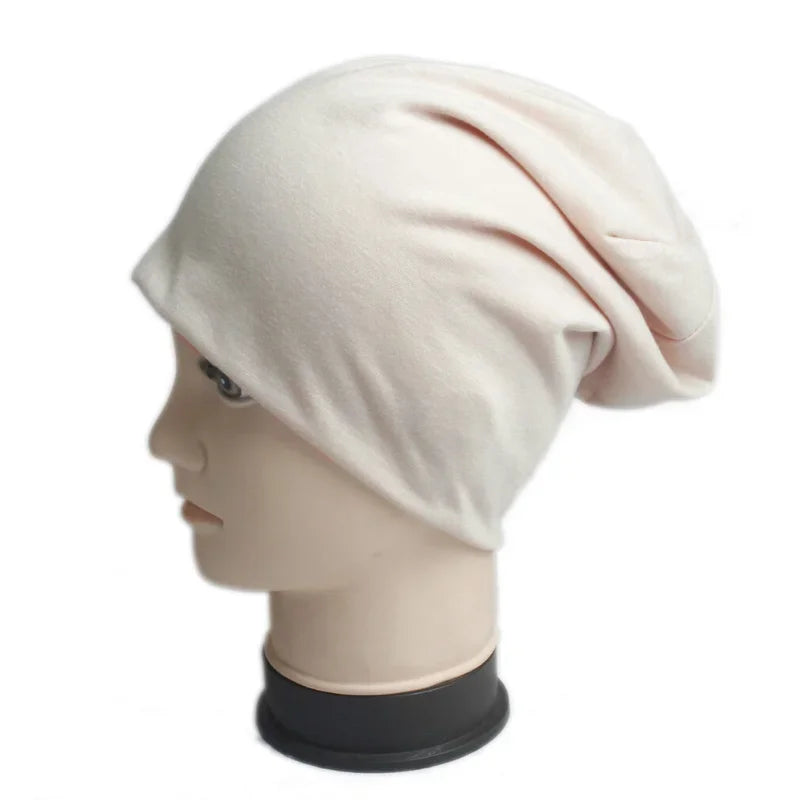 Knitted Warm Caps Solid Color Beanies Hip-Hop Slouch Skullcap Casual Bonnet Beanie Hat Gorros Winter Autumn Women Men Fashion