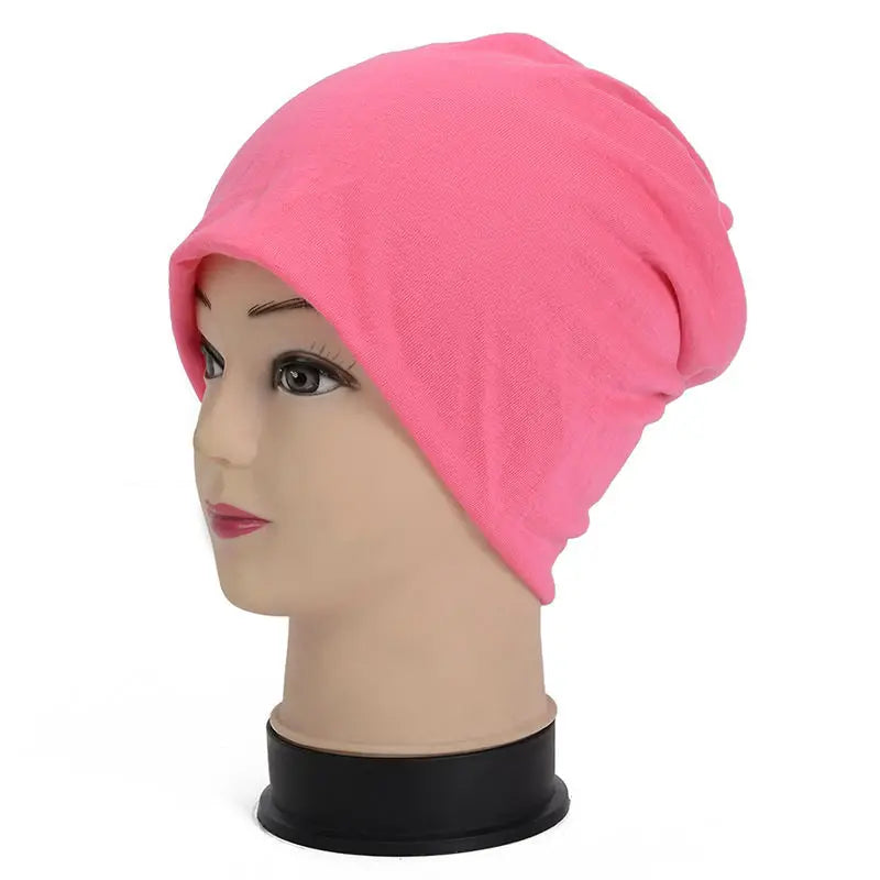 Knitted Warm Caps Solid Color Beanies Hip-Hop Slouch Skullcap Casual Bonnet Beanie Hat Gorros Winter Autumn Women Men Fashion