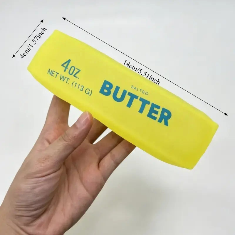Moldable Butter Bar Squishy, Vaseline Filled Moldable Squeeze Fidget Toy, Stress Relief Vent Decompression Squishy Toy, Sensory Squishies